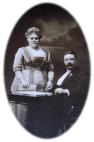 Adolf Olsson och Hilda Eriksson